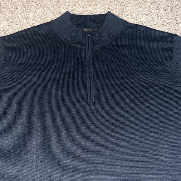 Rhone Commuter 1/4 Zip Sweater Insulating Knit Mid-Layer Black XXL - Picture 5 of 10